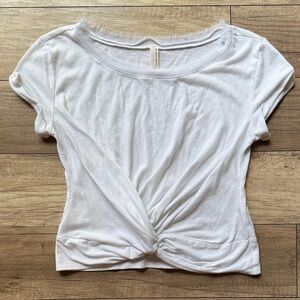 FP Movement by Free People Soft White Twist Tee